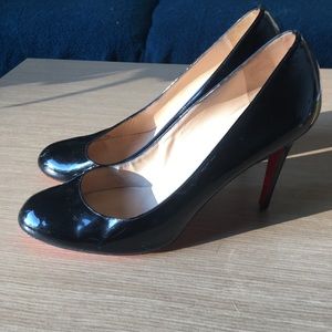 Authentic Louboutin Black Patent Size 39